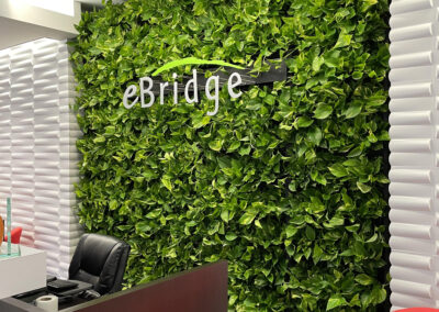 eBridge Live Green Wall